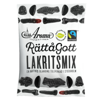 Aroma Rätt & Gott Lakritzmix, 14 x 140g