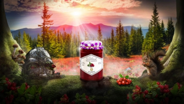 Blåtand Preiselbeer-Konfitüre, 20 x 210g - Image
