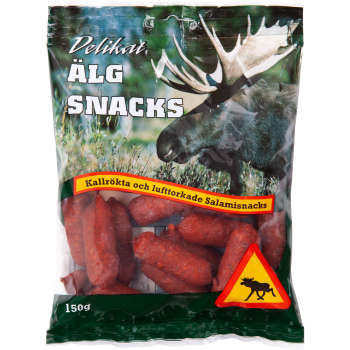 Direkt Chark Elchsalami-Snacks Älg Snacks, Display mit Tüten