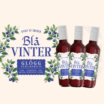 Preview: Herrljunga Blå Vinter Glögg, 10% vol. 0,375 L - 1