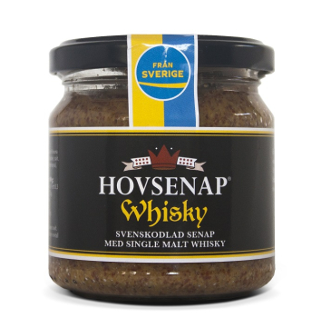 Hov Whiskysenap Senf mit Whisky, 10 x 185g