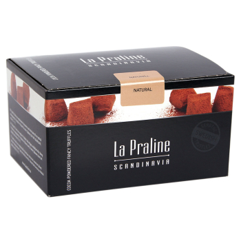 La Praline Schokotrüffel Naturell, Verpackung