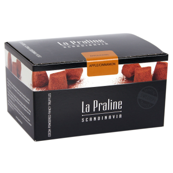 La Praline Schokotrüffel mit Apfel/Zimt, 10 x 200g