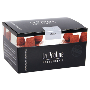 La Praline Schokotrüffel mit Mocca, Verpackung