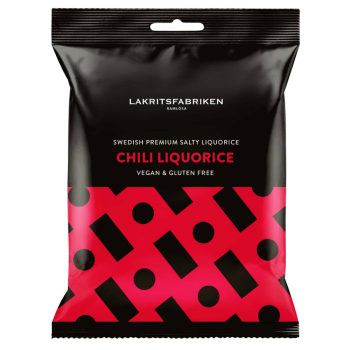 Lakritsfabriken Chili Salty Liqourice, 12 x 100g