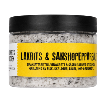 Lakritskocken Salz mit Lakritz & Sanchopfeffer, 6 x 75g