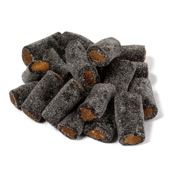 Makulaku gezuckerte gefüllte Lakritzstücke Salmiak, 1 x 3 kg