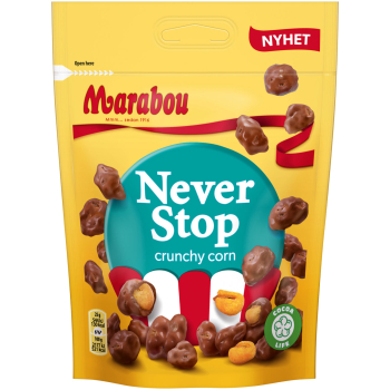 Marabou Never Stop Crunchy Corn 15 x 170g