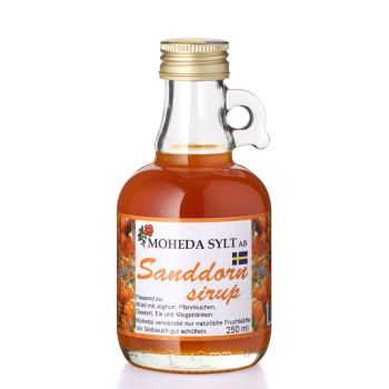 Moheda Sanddorn -Sirup, Flasche
