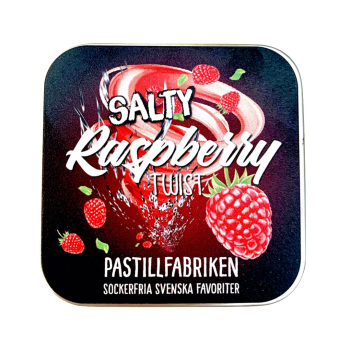 Pastillfabriken Salty Raspberry Twist 12x25g