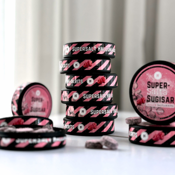 Preview: Pastillfabriken Supersalta Sugisar Hallon, Zuckerfrei 30 x 35g-2
