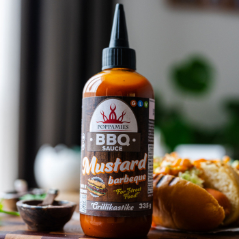 Poppamies Mustard BBQ sauce 12 x 335g-4