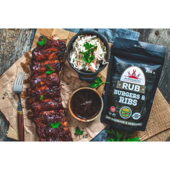 Poppamies RUB - Burgers & Ribs 12 x 200g-1