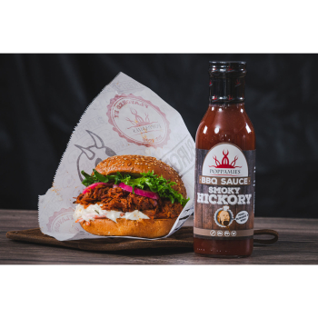 Poppamies Smoky Hickory BBQ sauce 6 x 410g-1