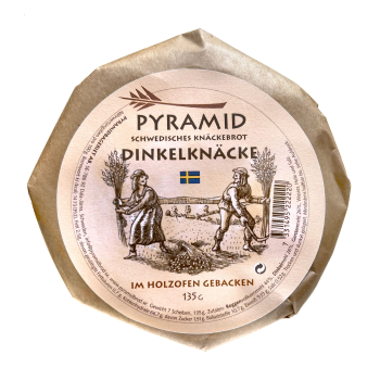 Pyramidbageriet Dinkelknäcke, 6 x 135g