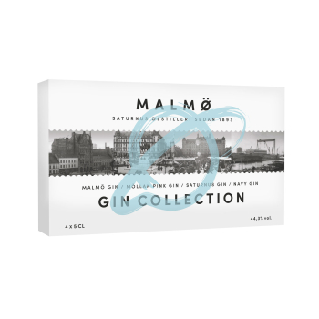 Saturnus Malmö Gin Collection 44,3% vol, 4 x 5cl