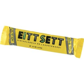 Sirius EITT SETT Lakritzriegel mit Vollmilchschokolade 25x35g