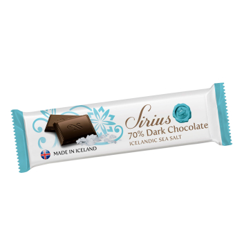 Sirius Schokoriegel mit Meersalz 70% Kakao, 18 x 25g