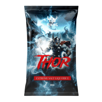 Viking Thor Extreme salt licorice, 10 x 80g