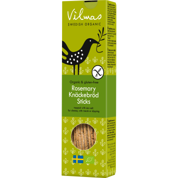 Vilmas Rosemary Crispbread Sticks BIO-Knäckesticks, 16 x 120g