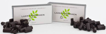 Lakritsfabriken Lakritz super salzig Premium Liquorice Super Salty, 16 x 40g