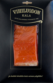Vihiluodon Kala kalt geräucherter Lachs, Verpackung