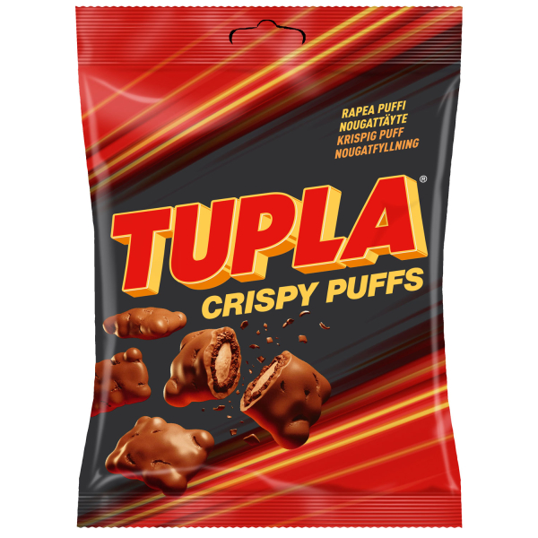 Cloetta Tupla Crispy Puffs, 24 x 140g