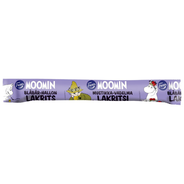 Fazer Moomin Blueberry-Raspberry Liquorice 30x20g