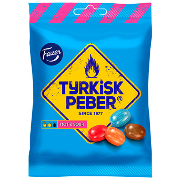 Fazer Tyrkisk Peber Hot & Sour 24x150g