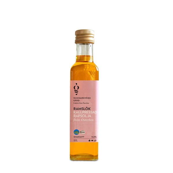 Gunnarshögs Bio-Rapsöl, kalt gepresst, Bärlauch, 6 x 250ml