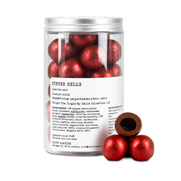 Haupt Lakrits Ginger Bells, 12 x 250g