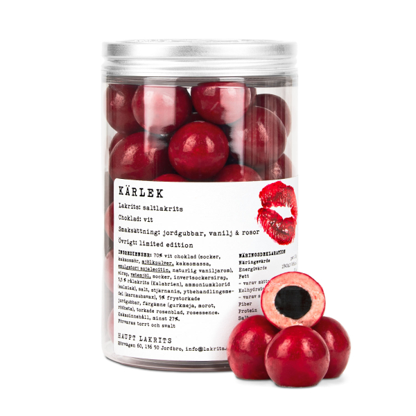 Haupt Lakrits Kärlek, 12 x 250g