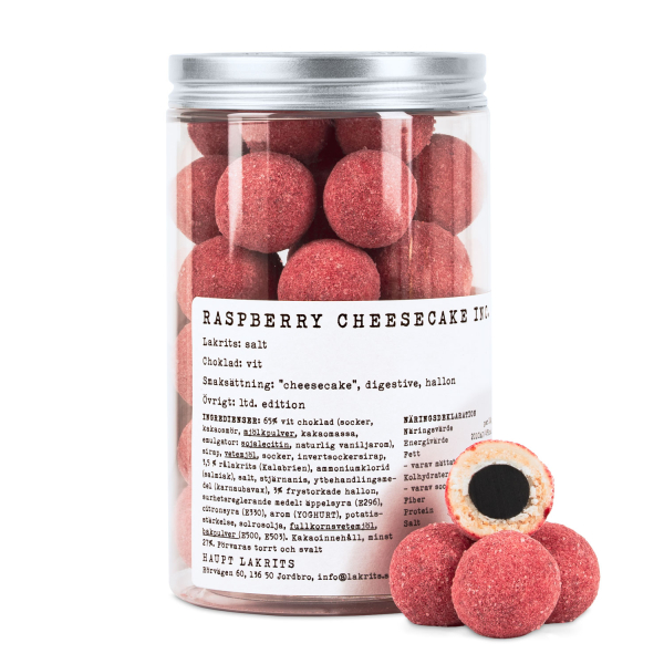 Haupt Lakrits Raspberry Cheesecake Inc. Ltd. Ed. 12 x 250g