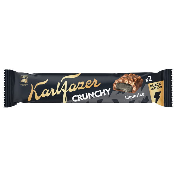 Karl Fazer Crunchy Black Edition 20 x 55g