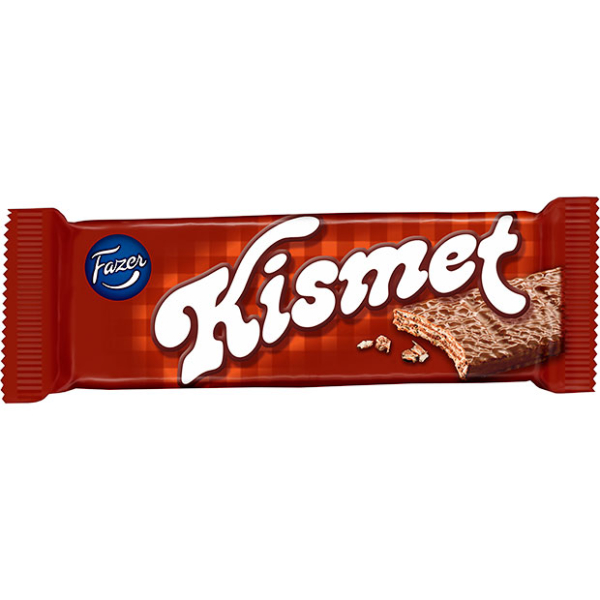 Fazer Kismet Schokoladenwaffel,  verpackt
