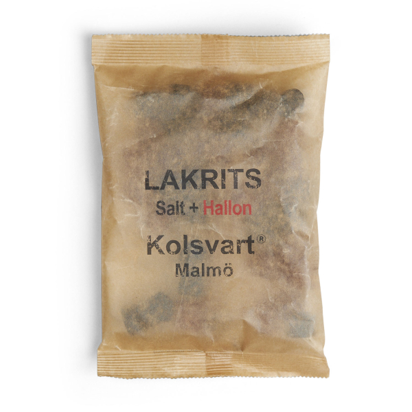 Kolsvart Lakritz SALT+HALLON, 25 x 120g-3