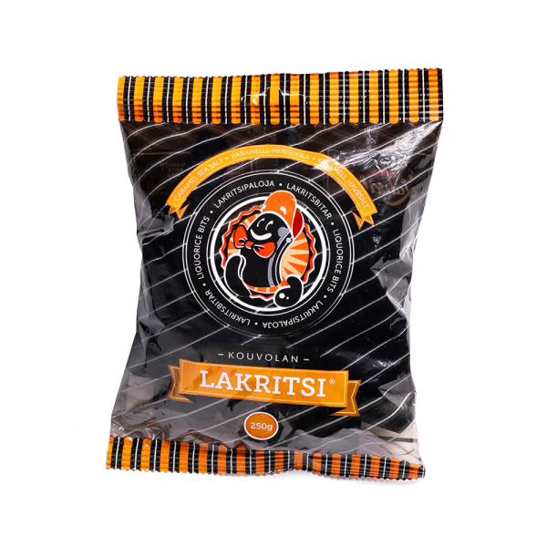 Kouvolan Lakritsi Karamelli Merisuola, 20 x 250g