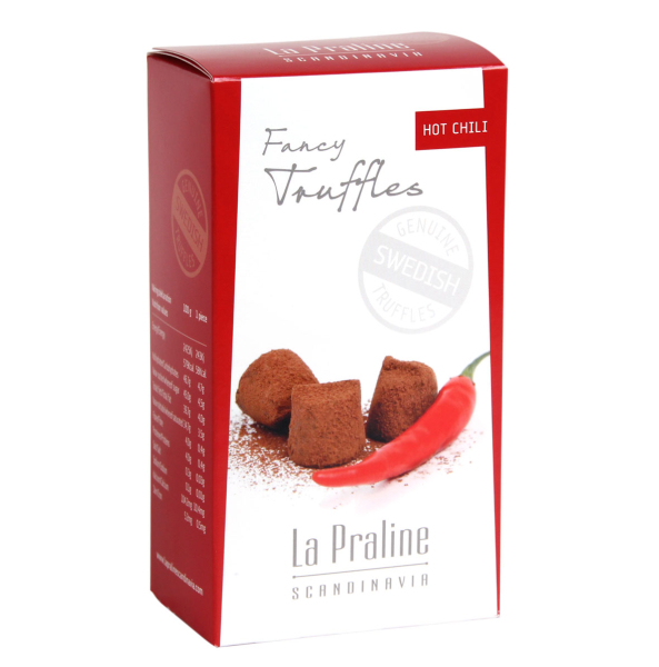 La Praline Schokotrüffel mit Chili, 20 x 100g