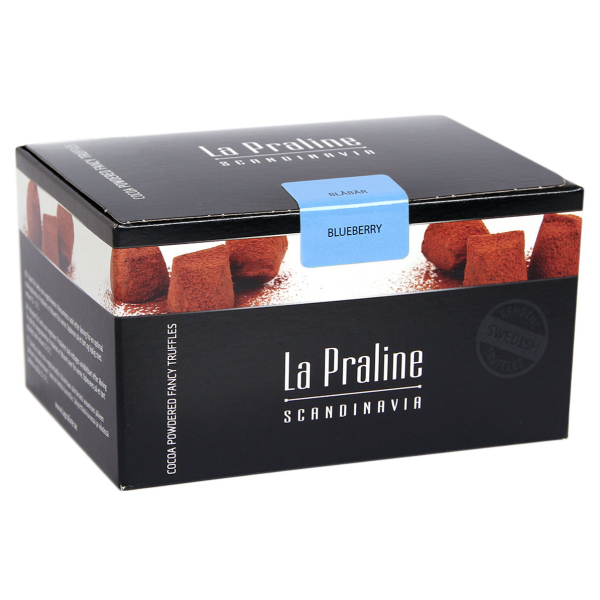 La Praline Schokotrüffel mit Blaubeere, Verpackung