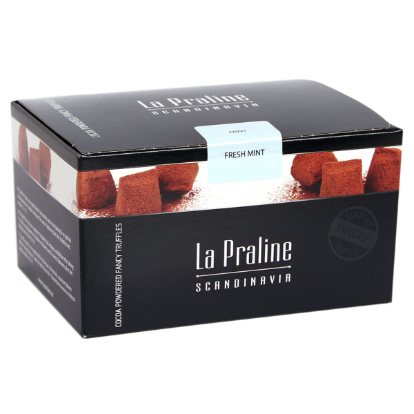 La Praline Schokotrüffel mit Pfefferminze, 10 x 200g