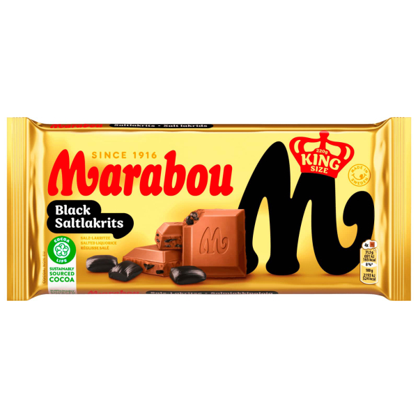 Marabou Black Salzlakritz 15 x 220g