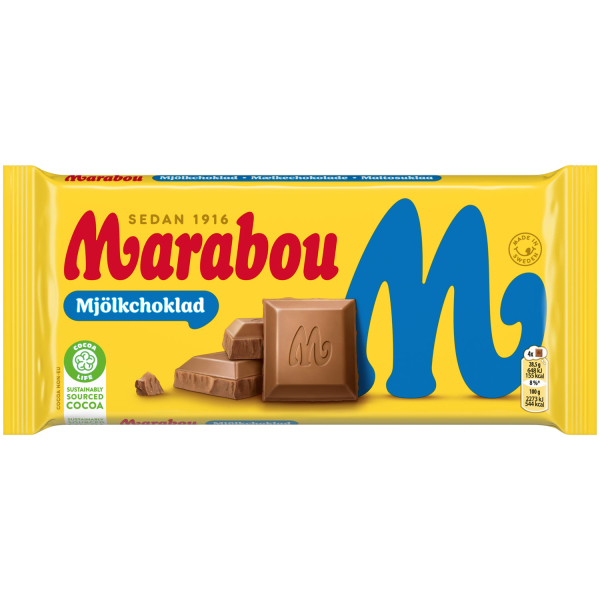 Marabou Mjölkchoklad, 16 x 200g