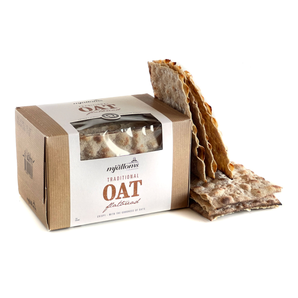 Mjälloms Tunnbröd Hafer, 16 x 120g-1