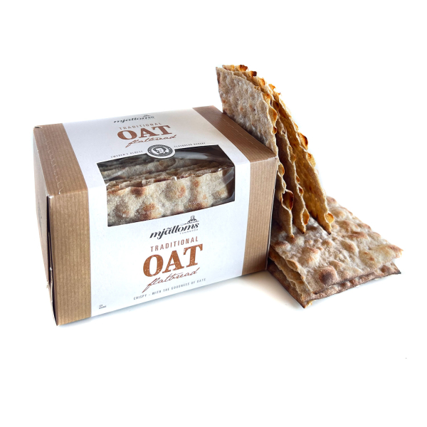 Mjälloms Tunnbröd Hafer, 16 x 120g-6