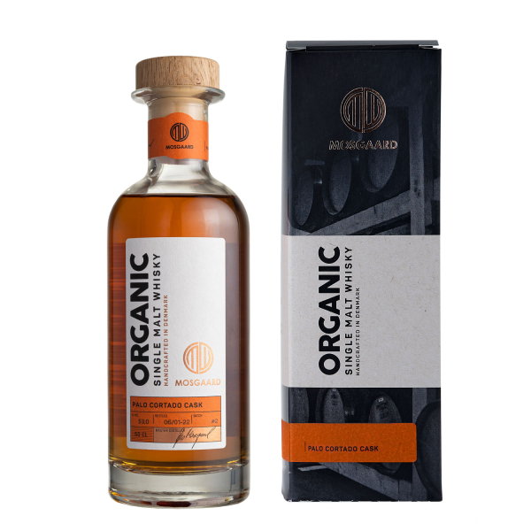 Mosgaard Organic Palo Cortado Cask Whisky, 53% vol. 0,5 L