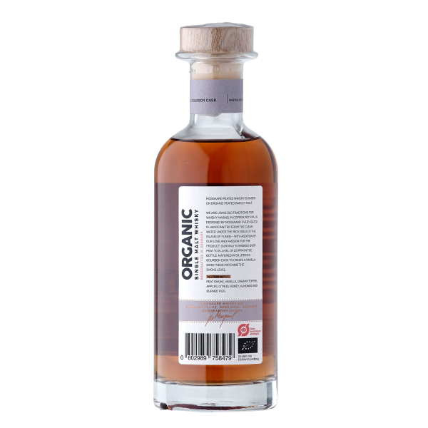 Mosgaard Organic Peated Bourbon Cask Whisky, 48,4% vol 0,5 L-2