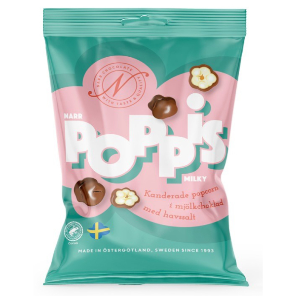 Narr Poppis Milky, 12 x 90g