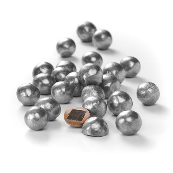 OJ Choklad Lakritzkugeln, Silber, 2,4kg