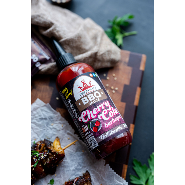Poppamies Cherry & Cola BBQ sauce 12 x 360g-1