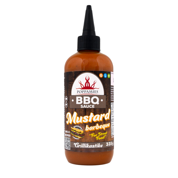 Poppamies Mustard BBQ sauce 12 x 335g